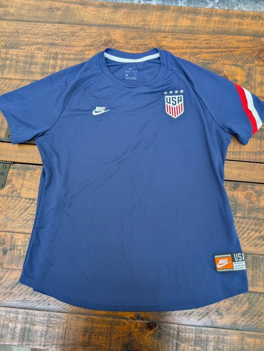 Nike USA Soccer Women's Blue Performance T-Shirt